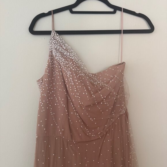 SAU LEE Blanche Dress - Nude/Mauve - Picture 4 of 9